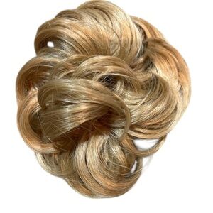 Elegant Blonde Hair Bun Extension NEW